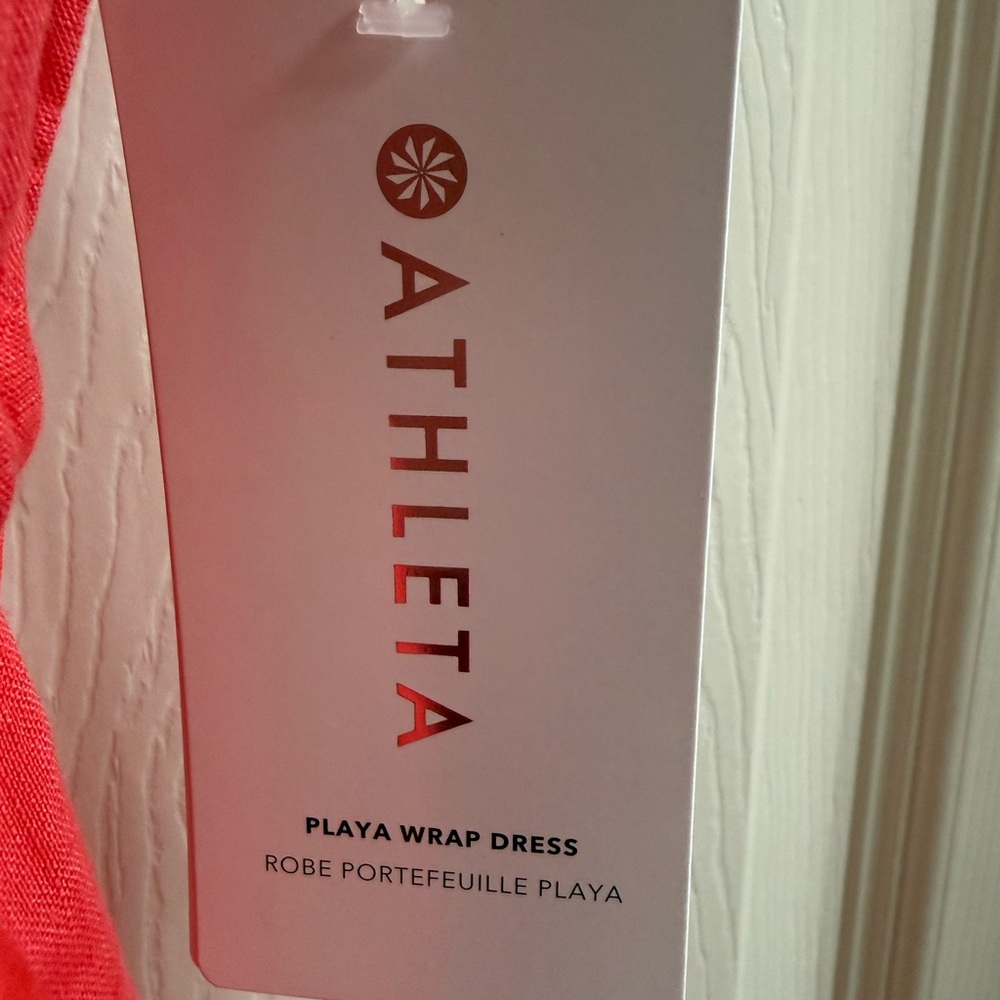 Athleta Playa Wrap Linen Dress - Picture 3 of 3